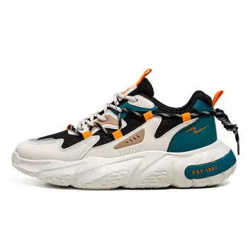 Кроссовки мужские толстые низкие Swinsger, белый/синий