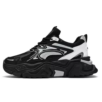 Кроссовки мужские толстые низкие Tomay, черный