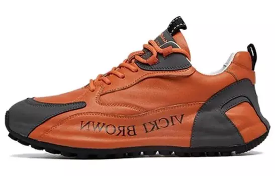 Кроссовки мужские толстые низкие Vicki Brown, цвет Orange-Orange