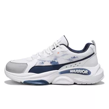 Кроссовки мужские толстые низкие Warrior, бежевый/хаки