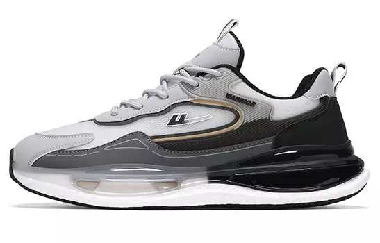 Кроссовки мужские толстые низкие Warrior, цвет Gray Black