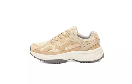 Кроссовки мужские толстые с низким верхом цвета кэмел Cabbeen, коричневый