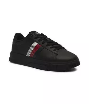 Кроссовки мужские Tommy Hilfiger из натуральной кожи, черный