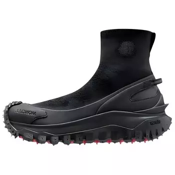 Кроссовки мужские Trailgrip Moncler высокие, черный