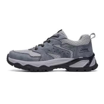 Кроссовки мужские треккинговые Hiking / Trekking Shoes Men Low-Top Jeep, черный