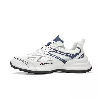 Кроссовки мужские треккинговые Hiking / Trekking Shoes Men Low-Top Kolumb, цвет White Gray