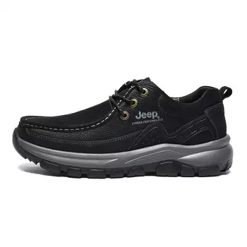 Кроссовки мужские треккинговые Hiking / Trekking Shoes Men Low-Top Jeep, черный