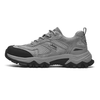 Кроссовки мужские треккинговые Hiking / Trekking Shoes Men Low-Top Jeep, серый