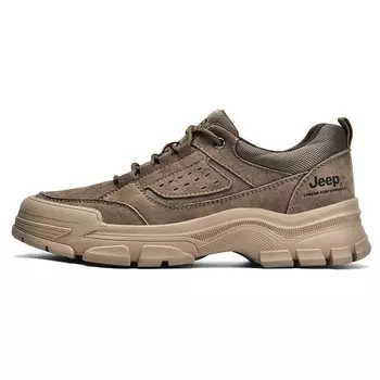 Кроссовки мужские треккинговые Hiking / Trekking Shoes Men Low-Top Jeep, хаки