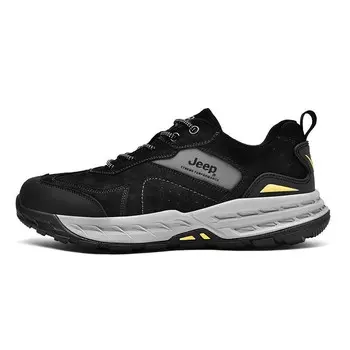 Кроссовки мужские треккинговые Hiking / Trekking Shoes Men Low-Top Jeep, черный