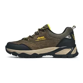 Кроссовки мужские треккинговые Hiking / Trekking Shoes Men Low-Top Jeep, хаки