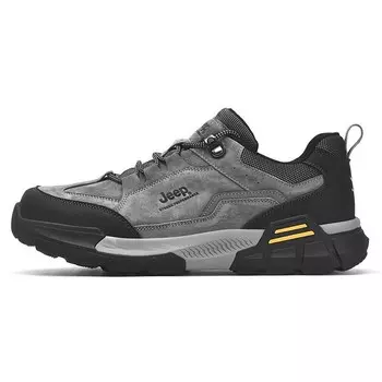 Кроссовки мужские треккинговые Hiking / Trekking Shoes Men Low-Top Jeep, черный