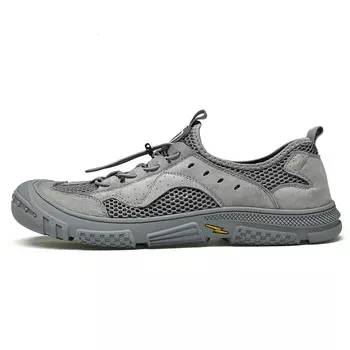 Кроссовки мужские треккинговые Hiking / Trekking Shoes Men Low-Top Laorentou, хаки