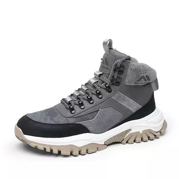 Кроссовки мужские треккинговые Hiking / Trekking Shoes Men High-Top Kolumb, серый