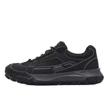 Кроссовки мужские треккинговые Hiking / Trekking Shoes Men Low-Top Jeep, черный
