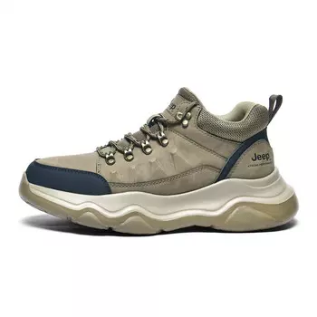 Кроссовки мужские треккинговые Hiking / Trekking Shoes Men Low-Top Jeep, хаки
