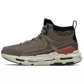 Кроссовки мужские треккинговые Hiking / Trekking Shoes Men High-Top Clarks, коричневый/черный