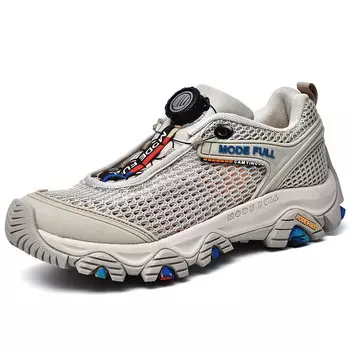 Кроссовки мужские треккинговые Hiking / Trekking Shoes Men Low-Top Mode Full, бежевый