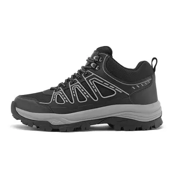 Кроссовки мужские треккинговые Hiking / Trekking Shoes Men Mid-Top Walksoul, черный