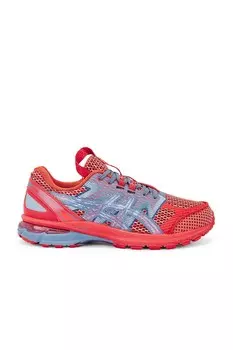 Кроссовки мужские US4-S Gel-Terrain Kiko Curation Asics, цвет Classic Red & Wood Crepe