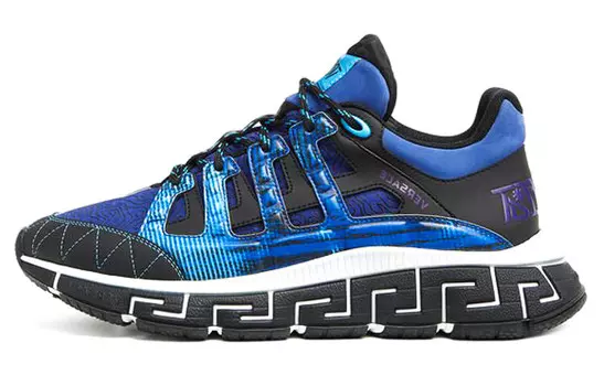 Кроссовки мужские Versace, сине-черный