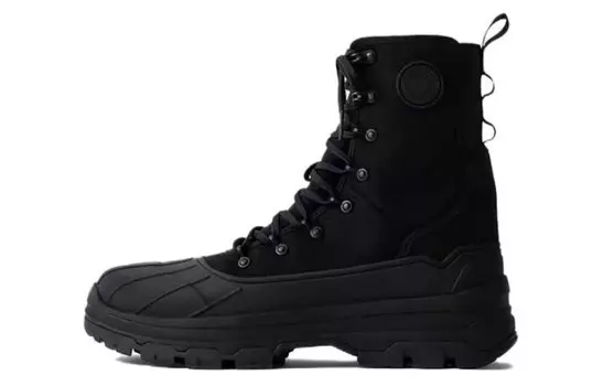 Кроссовки мужские высокие черные Hunter