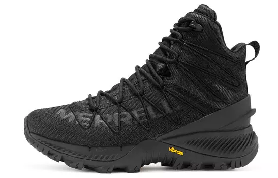 Кроссовки мужские высокие черные Merrell