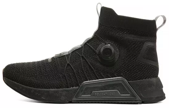 Кроссовки мужские высокие черные Peak