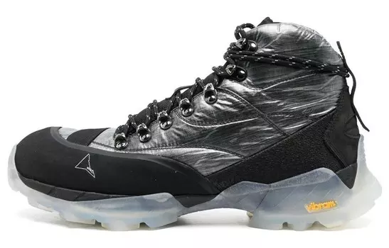 Кроссовки мужские высокие черные Roa