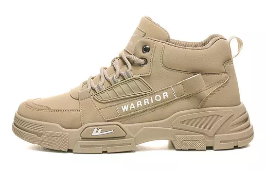 Кроссовки мужские высокие хаки Warrior