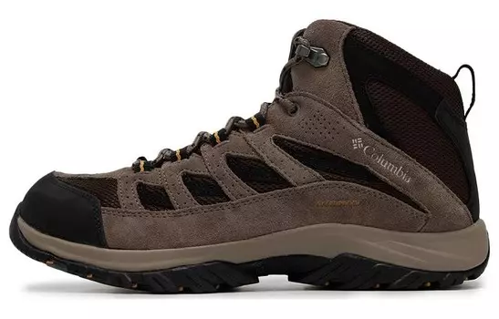 Кроссовки мужские высокие светло-коричневые Columbia