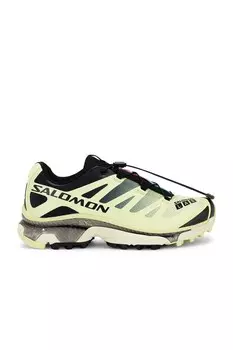 Кроссовки мужские XT-4 OG Salomon, цвет Sunny Lime, Black, & Transparent Yellow