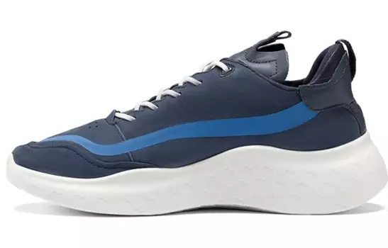 Кроссовки мужские Yue Dong Chunky Low-Top синего цвета Ecco