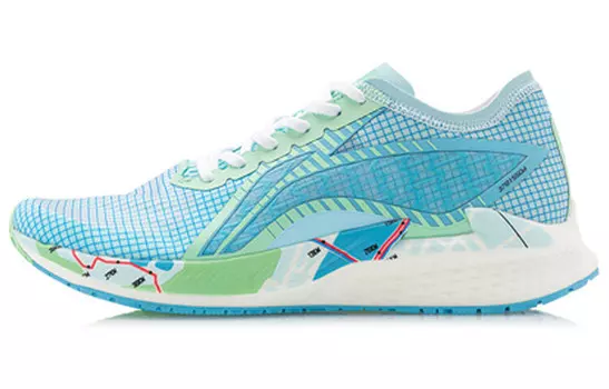 Кроссовки мужские ZhuiFeng Low-top светло-голубые Lining