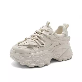 Кроссовки MXGM Chunky Sneakers Women's Low-top, бежевый