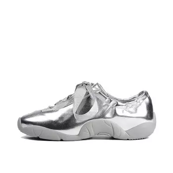 Кроссовки MXGM Lifestyle Shoes Women's Low-top Silver, серебряный