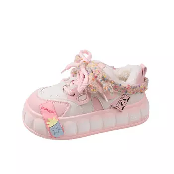 Кроссовки MXGM Skateboarding Shoes Women's Low-top, розовый