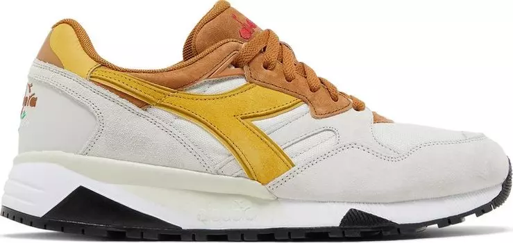 Кроссовки N9002 Overland White Sudan Brown, белый