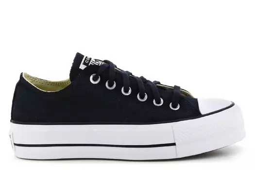Кроссовки на платформе 560250c/001 черный белый Converse, черный