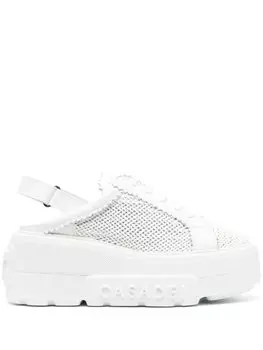 Кроссовки на платформе Casadei, белый