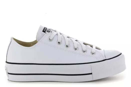 Кроссовки на платформе Chuck Taylor All Star Lift Ox Converse, белый