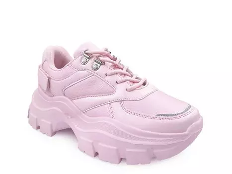 Кроссовки на платформе Damian BERNESS, светло-розовый