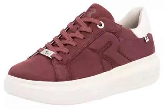 Кроссовки на платформе Rieker EVOLUTION, повседневная обувь, полуботинки, туфли на шнуровке с мягкой вставкой, белый