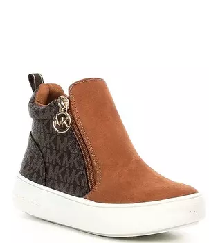 Кроссовки на платформе с логотипом MICHAEL Michael Kors для девочек Jordana Zadie (для малышей), коричневый