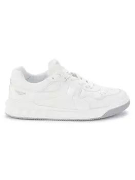 Кроссовки на платформе с логотипом Valentino Garavani, цвет Bianco