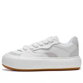 Кроссовки на платформе с пуховиком Li-Ning, белый