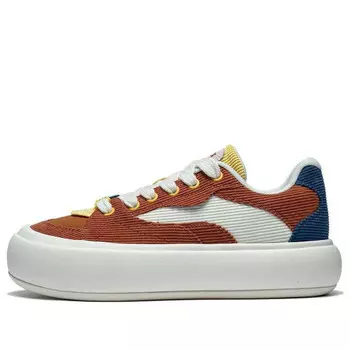 Кроссовки на платформе с пуховыми вставками для скейтбординга Li-Ning, коричневый