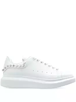 Кроссовки на платформе с заклепками Alexander McQueen, белый