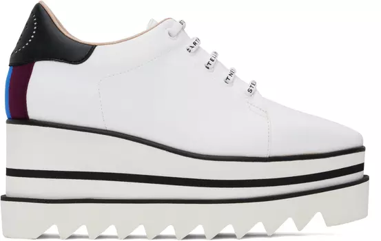 Кроссовки на платформе Sneak-Elyse Stella McCartney, белый