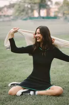 Кроссовки на платформе Superga 2631, черный